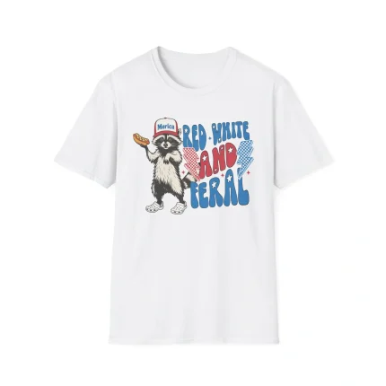 4th of July Red White And Feral Shirt