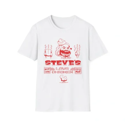A Minecraft Movie Steves Lava Chicken Restaurant Logo Shirt