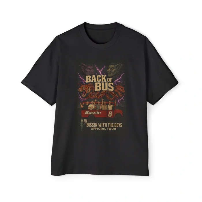 Back Of Bus Bussin With The Boys Official Tour Premium Shirt