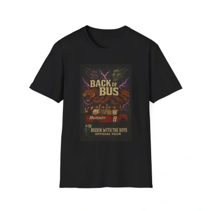 Back Of Bus Bussin With The Boys Official Tour Shirt