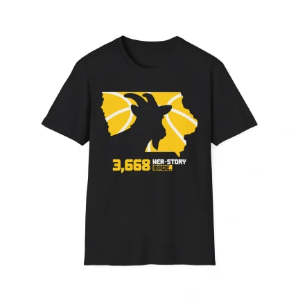 Caitlin Clark Iowa 3668 Goat Her Story Made Shirt