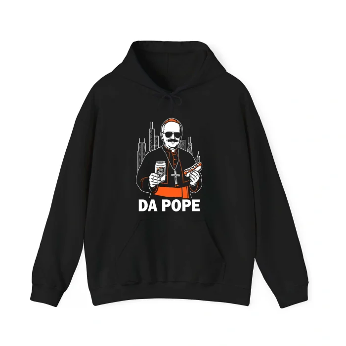 Chicago Pope Leo Xiv Da Pope America Hoodie