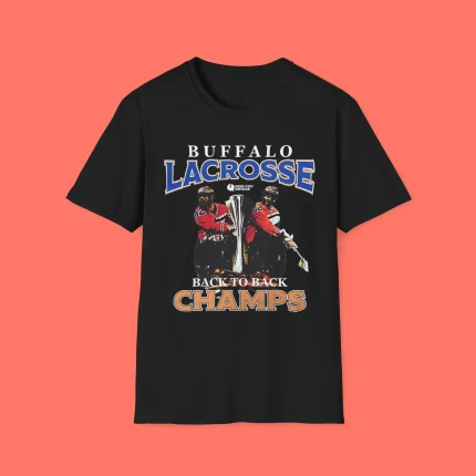Dhane & Josh Buffalo Lacrosse Back To Back Champs Shirt