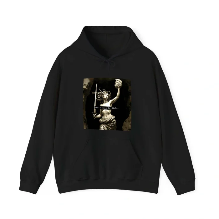 Girls Will Be Girls Medusa With Trump Head Hoodie