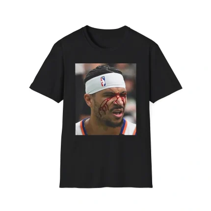 Knicks Josh Hart Bloodied Shirt