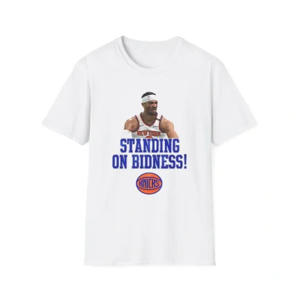 Tracy Morgan Wearing Josh Hart Bleeding On Shirt