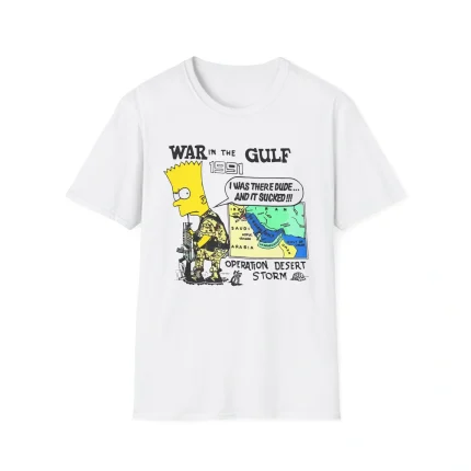 War In The Gulf 1991 Bart Simpson Shirt